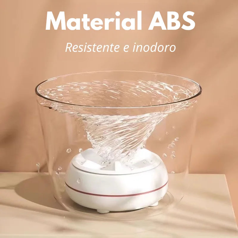 Mini máquina de lavar roupa USB rotativa portátil para roupas íntimas / roupas de bebe/ meias e roupas pequenas - ENVIO RAPIDO