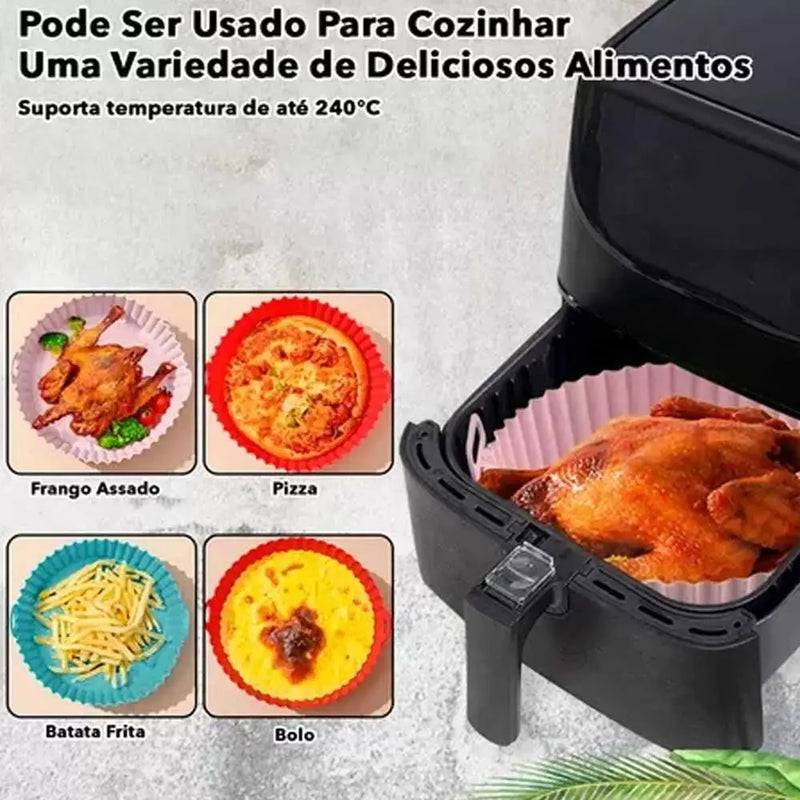 Capas Protetoras de Silicone para AirFryer Kit 6  Medidas Diferentes